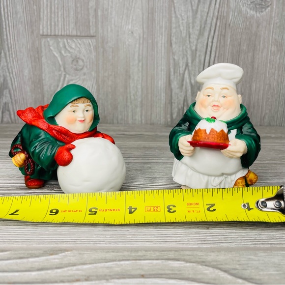 Department 56 Marry Makers Percival Puddingman Charming Sebastian Snowball Maker - Picture 8 of 13